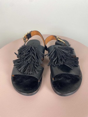 & Other Stories str. 37 <br/> sandal med frynser