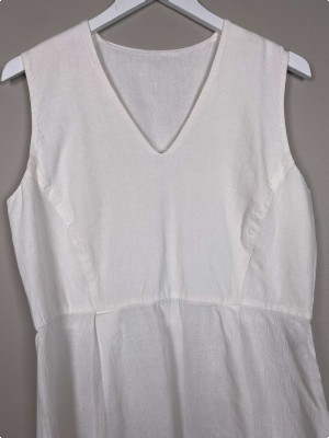 Donna Karen str. 40 <br/> hvid kjole