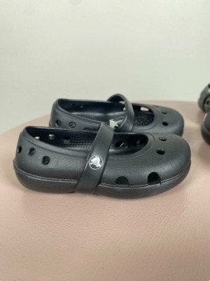 Crocs str. 21 <br/> sorte crocs til børn