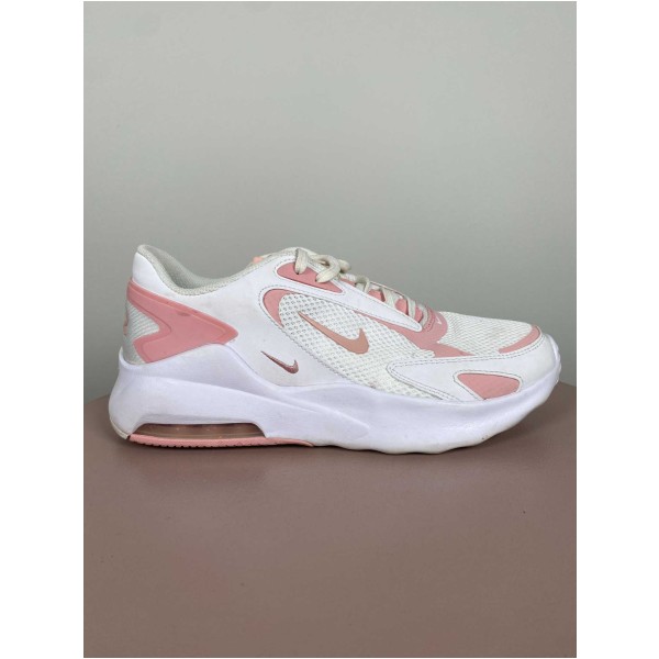 Nike str. 42 <br/> hvide/lyserøde sneakers