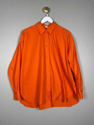 MbyM str. S/M <br/> orange skjorte