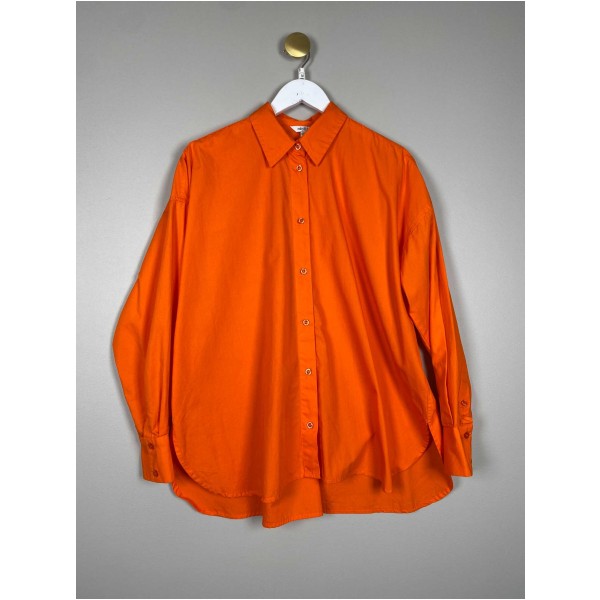 MbyM str. S/M <br/> orange skjorte