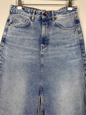 Co'Couture str. S <br/> lang denimnederdel