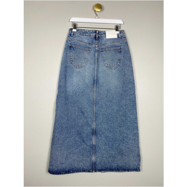 Co'Couture str. S <br/> lang denimnederdel - Image 3