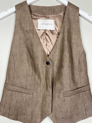 Copenhagen Muse str. S <br/> brun vest