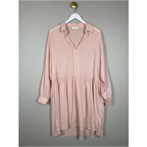H&M str. S <br/> lyserød kjole