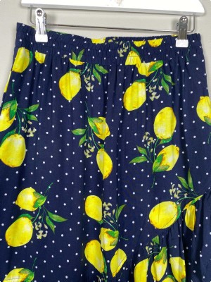 Smashed Lemon str. 38 <br/> nederdel med citroner
