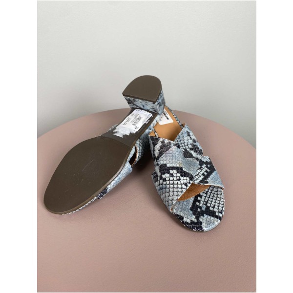 Billi Bi str. 37 <br/> sandal med slangeprint - Image 4