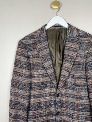 2Blind2C str. 50 <br/> gråmønstret blazer