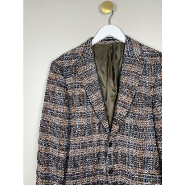 2Blind2C str. 50 <br/> gråmønstret blazer - Image 2
