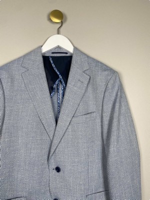 2Blind2C str. 50 <br/> lysblå blazer