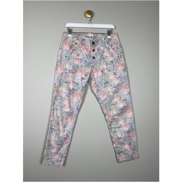 Pulz Jeans str. 36 <br/> blomstret bukser