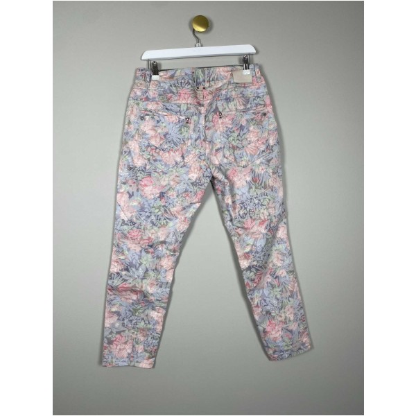 Pulz Jeans str. 36 <br/> blomstret bukser - Image 3