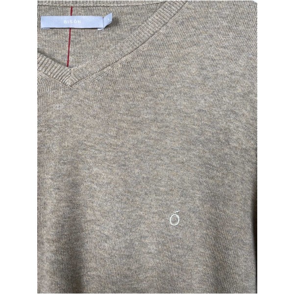 Bison strik i beige - Image 2