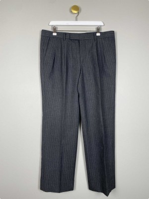 Louis's Collection str. L <br>Nålestribet bukser