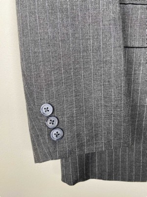 Louis's Collection str. L <br>nålestribet blazer