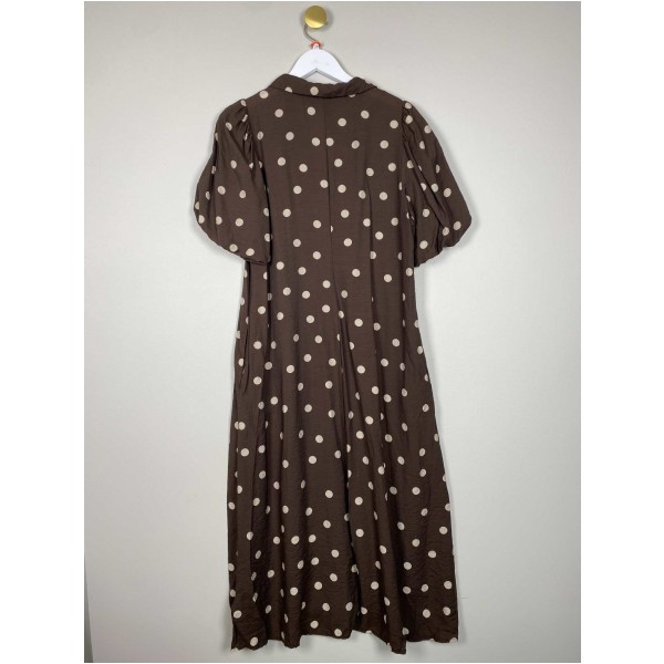 My essential wardrobe brun kjole med prikker - Image 2