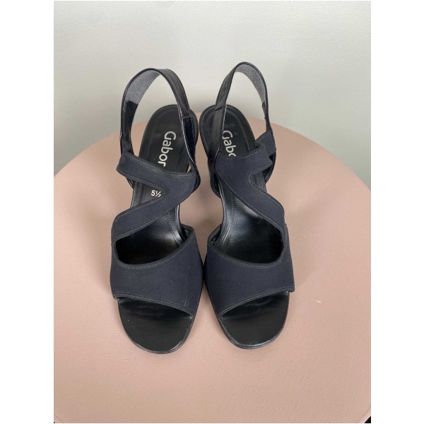 Gabor str. 38,5 <br/> sort sandal - Image 2