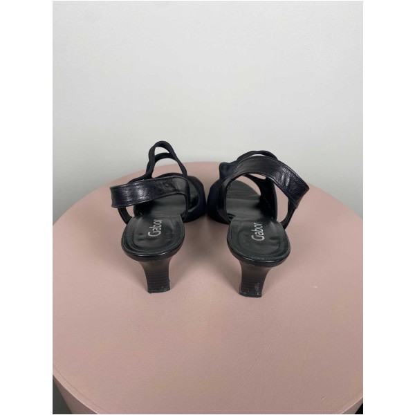Gabor str. 38,5 <br/> sort sandal - Image 4