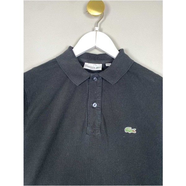 Lacoste str. S <br/> sort polo, slim fit - Image 2
