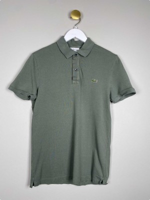 Lacoste str. XS <br/> grøn polo, slim fit