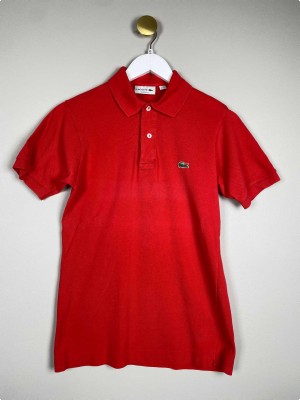 Lacoste str. XS <br/> rød polo, classic fit