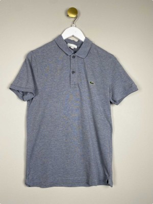 Lacoste str. XS <br/> grå polo, slim fit