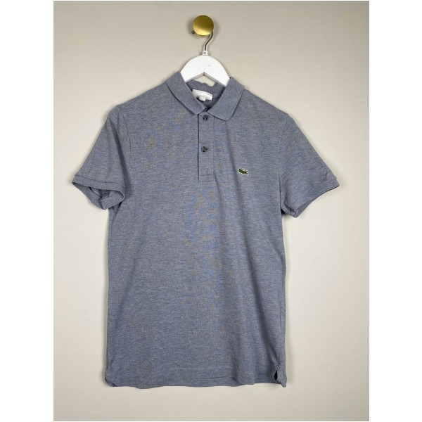 Lacoste str. XS <br/> grå polo, slim fit