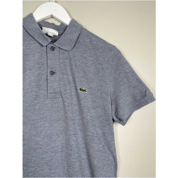 Lacoste str. XS <br/> grå polo, slim fit - Image 2