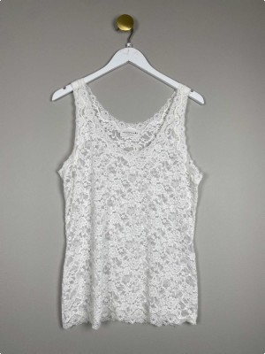 Rosemunde str. XL<br/>let top med blonder