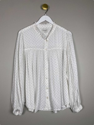 Lollys Laundry str. XL<br/>prikket bluse