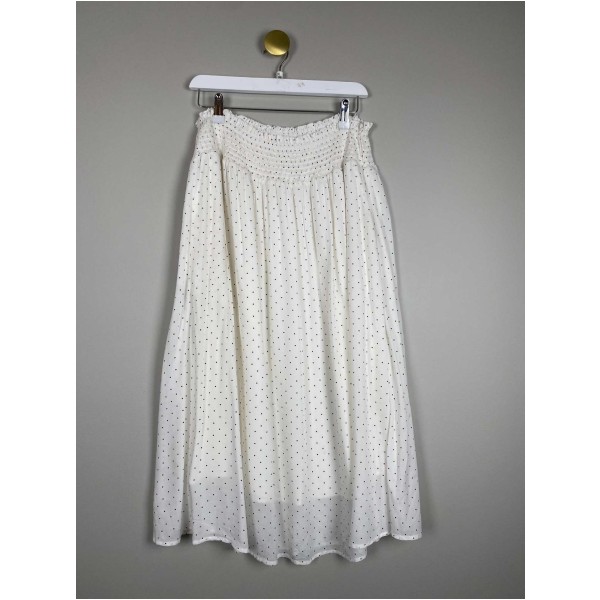 Lollys Laundry str. XL<br/>let nederdel med prikker og lommer