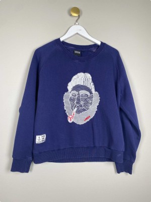 Lakor str. M <br/> blå sweatshirt