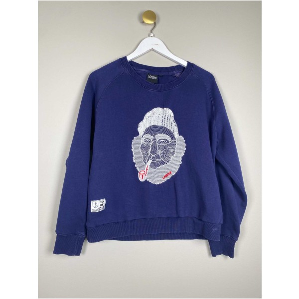 Lakor str. M <br/> blå sweatshirt
