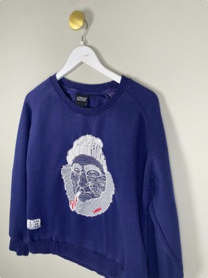 Lakor str. M <br/> blå sweatshirt