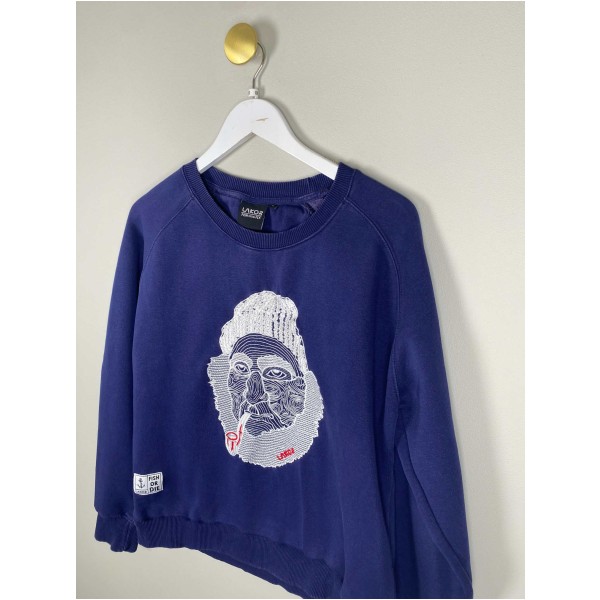 Lakor str. M <br/> blå sweatshirt - Image 2
