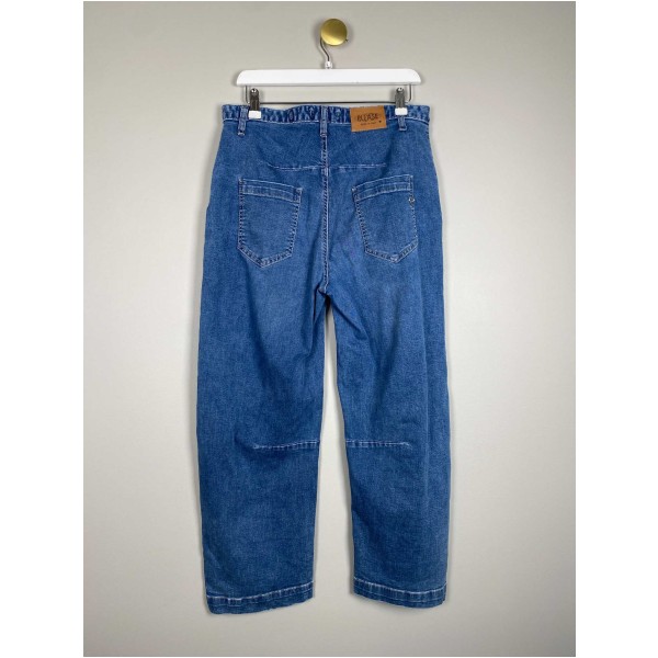 Please str. L <br/> blå jeans med brede ben - Image 3