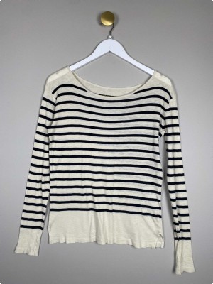 Moshi Moshi Mind str. M <br/> sortstribet bluse