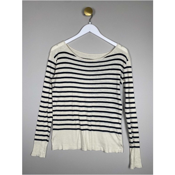 Moshi Moshi Mind str. M <br/> sortstribet bluse