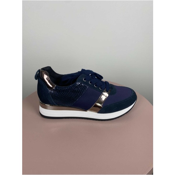 Carvela str. 38 <br/> mørkeblå sneakers