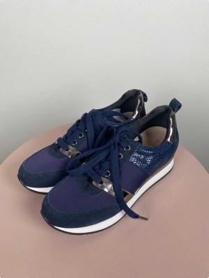 Carvela str. 38 <br/> mørkeblå sneakers