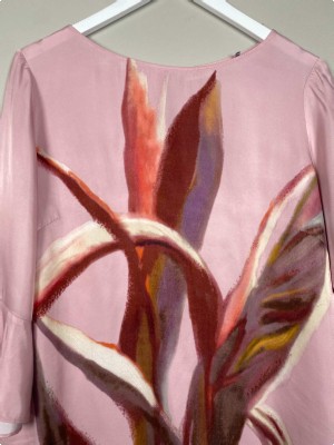 Day str. 40 <br/> pink bluse med print