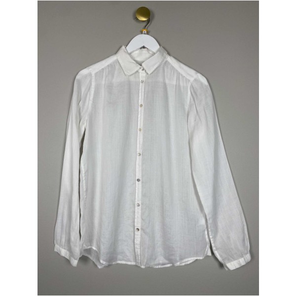 Marc O´Polo str. 38  <br/> hvid skjorte