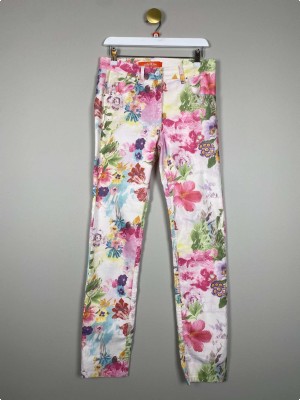 Sensational str. 38 <br/> blomstret jeans