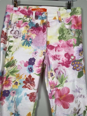 Sensational str. 38 <br/> blomstret jeans
