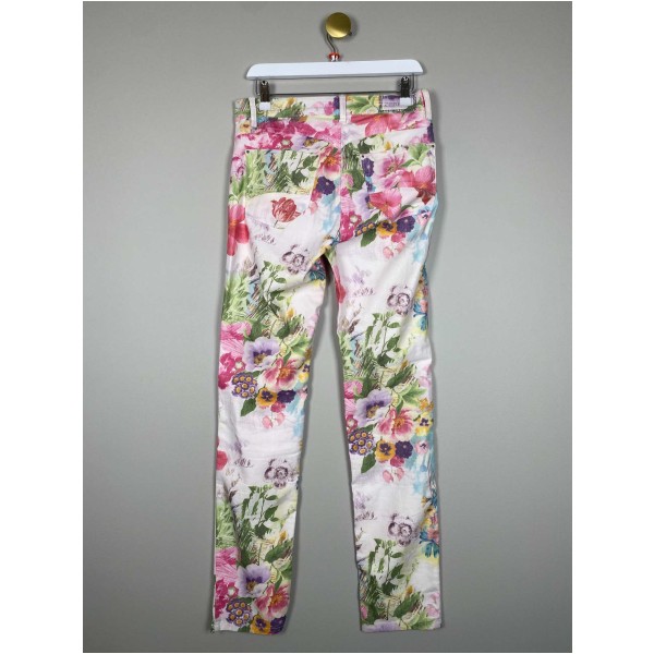 Sensational str. 38 <br/> blomstret jeans - Image 4