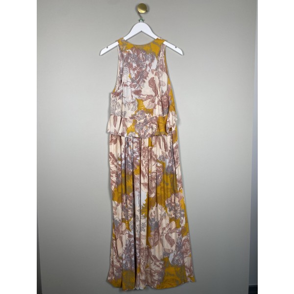 H&M str. 40 <br/> lang kjole med print - Billede 2