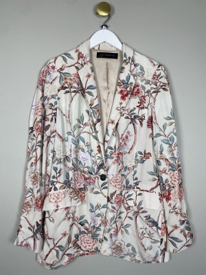 Zara women str. S <br/> blomstret blazer