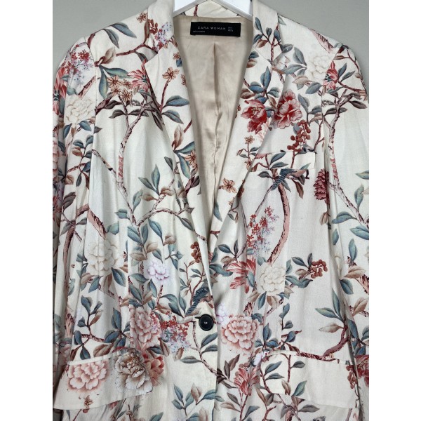Zara women str. S <br/> blomstret blazer - Image 2