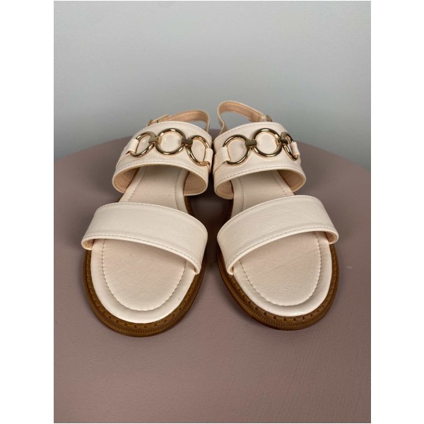 B&CO str. 37 <br/> beige sandal - Billede 2